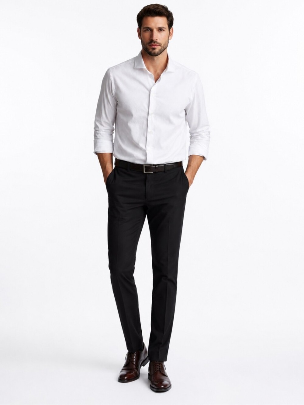 Victor Emmanuel | Modern Fit Stretch Dress Shirt NWT